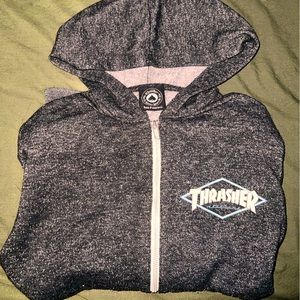 Thrasher zip up hoodie